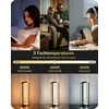 EDISHINE LED stalinė lempa, liesti valdoma, 18 W, 3 spalvų temperatūros, juoda ir auksinė, EH2023C