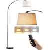 EDISHINE reguliuojama arkinė grindų lempa E27 su 9 W LED lempute ST-F31107