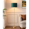 EDISHINE retro grindinis LED šviestuvas su žaliu aksominiu gaubtu, E27, 145 cm, EDISHINE-016