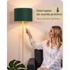 EDISHINE retro grindinis LED šviestuvas su žaliu aksominiu gaubtu, E27, 145 cm, EDISHINE-016