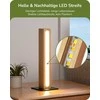 EDISHINE stalinė LED lempa, juoda ir medžio spalvos, 5,5 W, reguliuojama šviesa, DHLTL02F