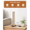 EDISHINE stalinė LED lempa su 5,5 W galia, mediniu gaubtu, jutikliniu pritemdymu