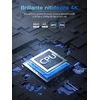 Einyoumily nešiojamasis mini projektorius 1080p su 4K palaikymu, Wi-Fi 6, Bluetooth 5.2 HY300 PRO+