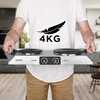 Elektrinė krosnelė Duronic dviejų kaitviečių nešiojama elektrinė kaitlentė 2500 W, nerūdijančio plieno, HP2SS