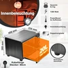 Elektrinė krosnelė OptimumX mini elektrinė orkaitė su konvekcija, 20 l, 1380 W, opt-20lt-juodas