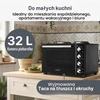 Elektrinė krosnelė Profi Cook ProfiCook mini orkaitė 32 l, 3200 W su konvekcija, iešmu ir kaitvietėmis PC-KK 1302