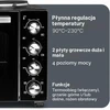 Elektrinė krosnelė Profi Cook ProfiCook mini orkaitė 32 l, 3200 W su konvekcija, iešmu ir kaitvietėmis PC-KK 1302