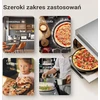 Elektrinė krosnelė Wiltec elektrinė picų krosnelė 2000 W su kordierito plokšte, 350 °C, 61998
