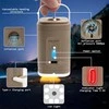 Elitecran elektrinė oro pompa su 5 antgaliais, LED apšvietimo funkcija, 1200 mAh akumuliatorius, nešiojama, 30 W