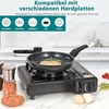 EliteHoff indukcinė keptuvė, aliuminio, keramikinė danga, 16 cm, juoda