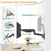 ELIVED sieninis monitoriaus laikiklis 13–32 colių, VESA 75 × 75/100 × 100 mm, EV023-DE