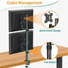 ELIVED vertikalus laikiklis 2 monitoriams 13–32 col., VESA, iki 8kg, EV4012