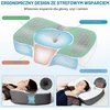 Elviros ergonominė kaklo pagalvė iš atminties putų, reguliuojamo aukščio, 60 x 38.6 cm FEL10000986GY
