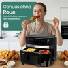 Emerio karšto oro gruzdintuvė su dviem 4,5 l krepšiais, 2400 W, AF-126672