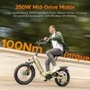 ENGWE elektrinis dviratis 250 W, 48 V 15 Ah akumuliatorius, hidrauliniai stabdžiai, 20 colių ratai, L20 3,0 PRO