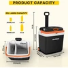 Enventor automobilinis kelioninis šaldytuvas su šaldymo ir šildymo funkcijomis, 33 l, 12 V / 230 V, ECO režimas, JY-B-33 l