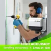 Enventor kryžminis žalias lazerinis nivelyras 25 m, IP54, 01-Vert-chargement Usb