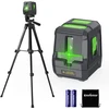 Enventor lazerinis nivelyras su trikoju, žalias spindulys, 25 m, 2 linijos, EN011G+