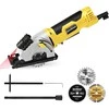 Enventor mini diskinis pjūklas 580 W su lazerine linija, reguliuojamu pjovimo gyliu ir 3 diskais, modelis 76601 l-1