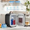 Enventor mini šaldytuvas 4 l, termoelektrinė nešiojama šaldyklė ir šildytuvas, juodas, AC/12 V, MFA-5 l-G1