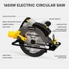 Enventor rankinis diskinis pjūklas 1650 W, 5500 aps./min.., lazerinis vedlys, 185 mm diskas, pjovimas iki 62 mm, 76339
