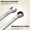Enventor veržliarakčių su terkšle rinkinys 8 vnt., metriniai, 8–19 mm, Cr-V plienas, DS001
