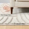 Enyhom modernus kilimas 200 × 290 cm, trumpas plaukas, geometrinis raštas, poliesteris