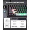 Epomaker 65 proc. magnetinė mechaninė žaidimų klaviatūra su A-RGB apšvietimu, USB-C, HE68 Lite
