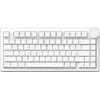 EPOMAKER AJAZZ AK820 V2 mechaninė žaidimų klaviatūra, 75% QWERTY, RGB, bevielė, Hot-Swap, balta