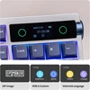 EPOMAKER belaidė mechaninė klaviatūra su ekranu, RGB, 10000 mAh baterija, TH108 PRO