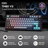 EPOMAKER belaidė mechaninė žaidimų klaviatūra 75% RGB, Hot-Swap, 8000mAh, TH80 V2