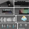 EPOMAKER belaidė mechaninė žaidimų klaviatūra 75% RGB, Hot-Swap, 8000mAh, TH80 V2
