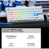 EPOMAKER belaidė žaidimų klaviatūra G84 HE, magnetiniai Hall efektų jungikliai, RGB, QWERTY, 8K Hz, Win/Mac