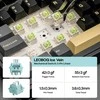 EPOMAKER EA75 MAX belaidė 75% mechaninė žaidimų klaviatūra su RGB, TFT ekranu ir Ice jungikliais, juoda