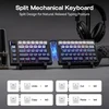EPOMAKER ergonominė belaidė mechaninė klaviatūra Split70 su RGB, QMK/VIA, 71 klavišu ir PBT klavišais