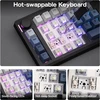 EPOMAKER ergonominė belaidė mechaninė klaviatūra Split70 su RGB, QMK/VIA, 71 klavišu ir PBT klavišais