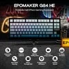EPOMAKER G84 HE belaidė 75% magnetinė mechaninė žaidimų klaviatūra, RGB, 8000 mAh