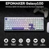 EPOMAKER Galaxy100 belaidė mechaninė žaidimų klaviatūra 1800 ANSI, RGB, 8000 mAh
