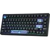 EPOMAKER HE80 laidinė žaidimų klaviatūra 75% Hall Effect, RGB, PBT, juoda