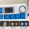 Epomaker mechaninė belaidė klaviatūra F99 MAX, TFT ekranas, 2.4 GHz, Bluetooth, RGB, 8000 mAh