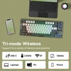 EPOMAKER mechaninė belaidė klaviatūra su joystick, TFT ekranu, 75% išdėstymas, 8000 mAh, BT/USB/2.4 GHz, RT85