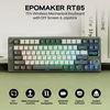 EPOMAKER mechaninė belaidė klaviatūra su joystick, TFT ekranu, 75% išdėstymas, 8000 mAh, BT/USB/2.4 GHz, RT85