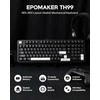 EPOMAKER mechaninė belaidė klaviatūra TH99, 3 režimų, 8000 mAh baterija, RGB, 102 klavišai
