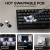 EPOMAKER mechaninė belaidė žaidimų klaviatūra, 65 % aliuminio korpusas, QMK/VIA palaikymas, RGB, P65