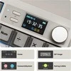 EPOMAKER mechaninė klaviatūra QK108 su ekranu, 104 klavišai, RGB, belaidė ir laidinė, balta