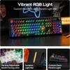 EPOMAKER mechaninė klaviatūra TH108 V2 PRO su ekranu, 10000 mAh, RGB, BT/2.4 GHz, PBT
