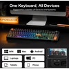 EPOMAKER mechaninė klaviatūra TH108 V2 PRO su ekranu, 10000 mAh, RGB, BT/2.4 GHz, PBT