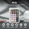 EPOMAKER mechaninė skaitmenų klaviatūra EK21, tri-režimo, 1000 mAh baterija, 20 klavišų, su aliuminio ratuku