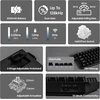 Epomaker MINI60 HE 60% bevielė žaidimų klaviatūra, 8K Hz dažnis, magnetiniai jungikliai, PBT klavišai