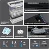 Epomaker pilno dydžio belaidė mechaninė klaviatūra su RGB, ekranėliu ir vokišku ISO-DE QWERTZ išdėstymu